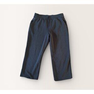 LULULEMON Charcoal Gray Crop Wide Leg Pants Size 10